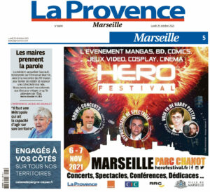 Richard Schiffer aux HeroFestival en compangnie de Jean-Paul Cesari et Kelyan Blanc