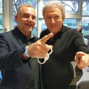 Michel Drucker et Richard Schiffer au Festival du livre de Marseille